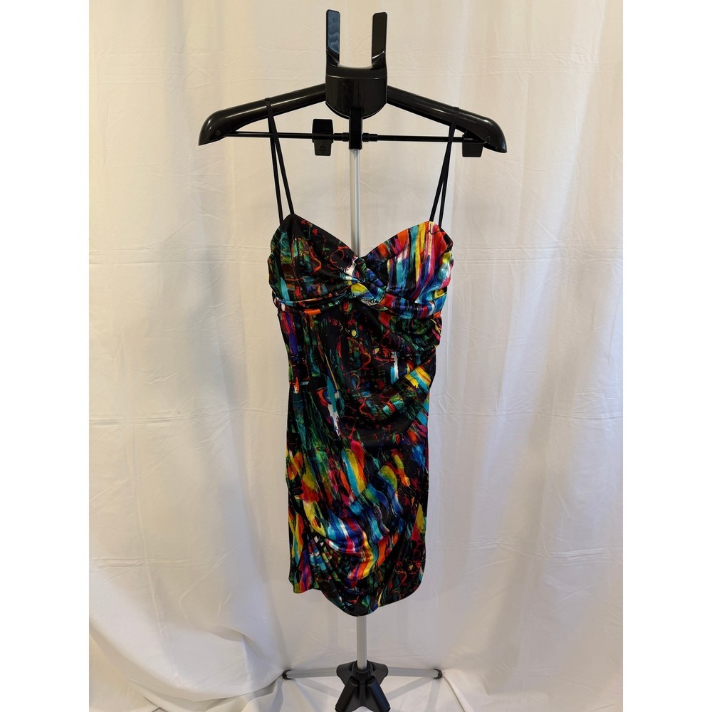 B. Smart Multicolor Bodycon Dress Sleeveless Party Club Strapless Size 9‎